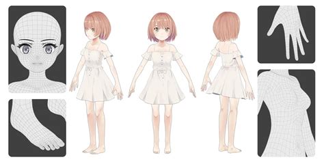 fzkidd anime|Anime Female Base Mesh Age Kit .